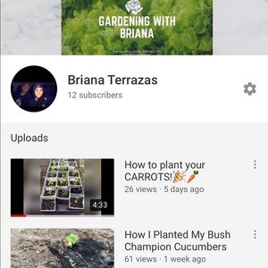 Subscribe to my gardening channel 😊